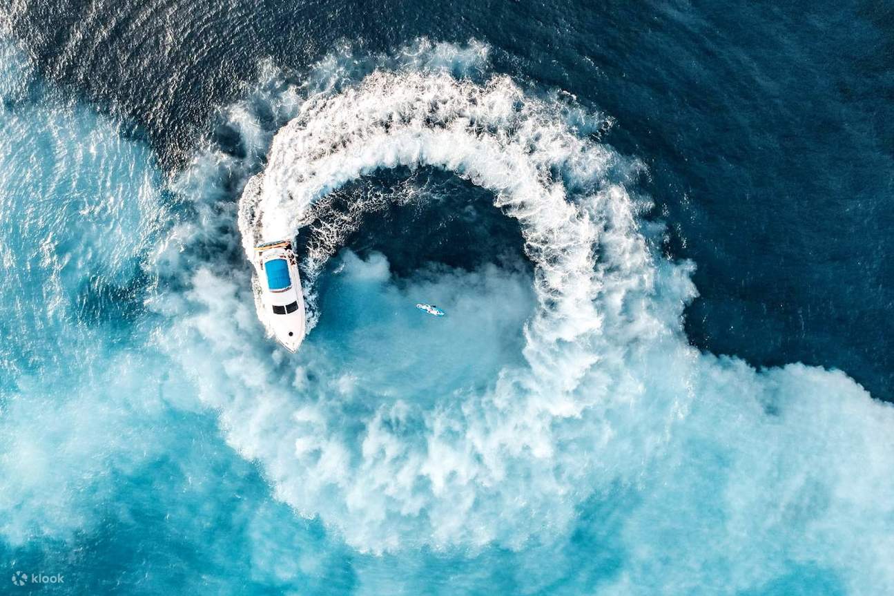 Mar de leche de la isla Tortuga: fiesta acuática en el mar, SUP, tobogán acuático, banana acuática, esnórquel, pesca en el mar | Yate, lancha rápida, velero